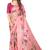 gajari colour art silk printed saree with blouse