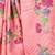 gajari colour art silk printed saree with blouse