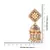 18k Gold Plated Meena Work Pearl Beads Studded Jhumki Earring For Women (E2921Gr)