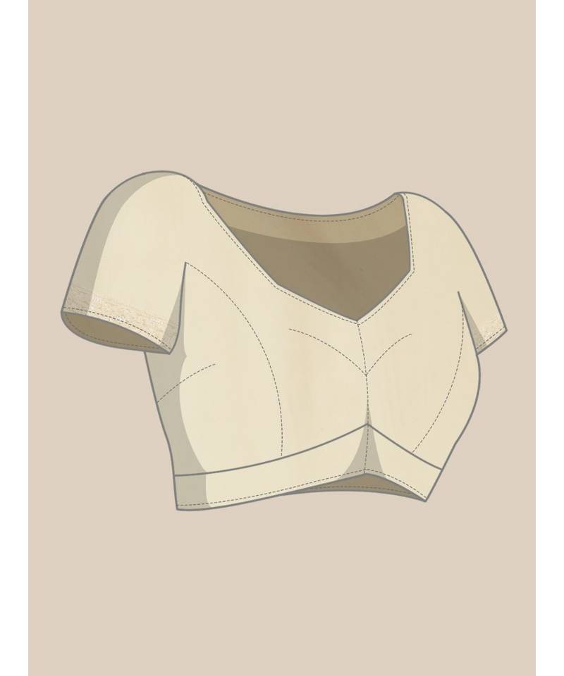 Ada Women's Hand Embroidered Fawn Georgette Lucknow Chikankari Women Saree With Blouse - A311291