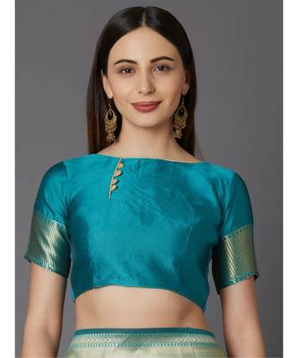 FIROJI  Kanjeevaram Jacquard  Saree With Blouse 4