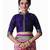 PINK BLUE Banarasi Jacquard  Saree With Blouse