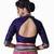 PINK BLUE Banarasi Jacquard  Saree With Blouse