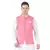 Pink plain viscose nehru-jacket