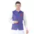 Purple plain viscose nehru-jacket