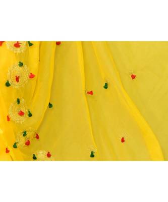 Cotton silk Handloom saree with blouse piece 4