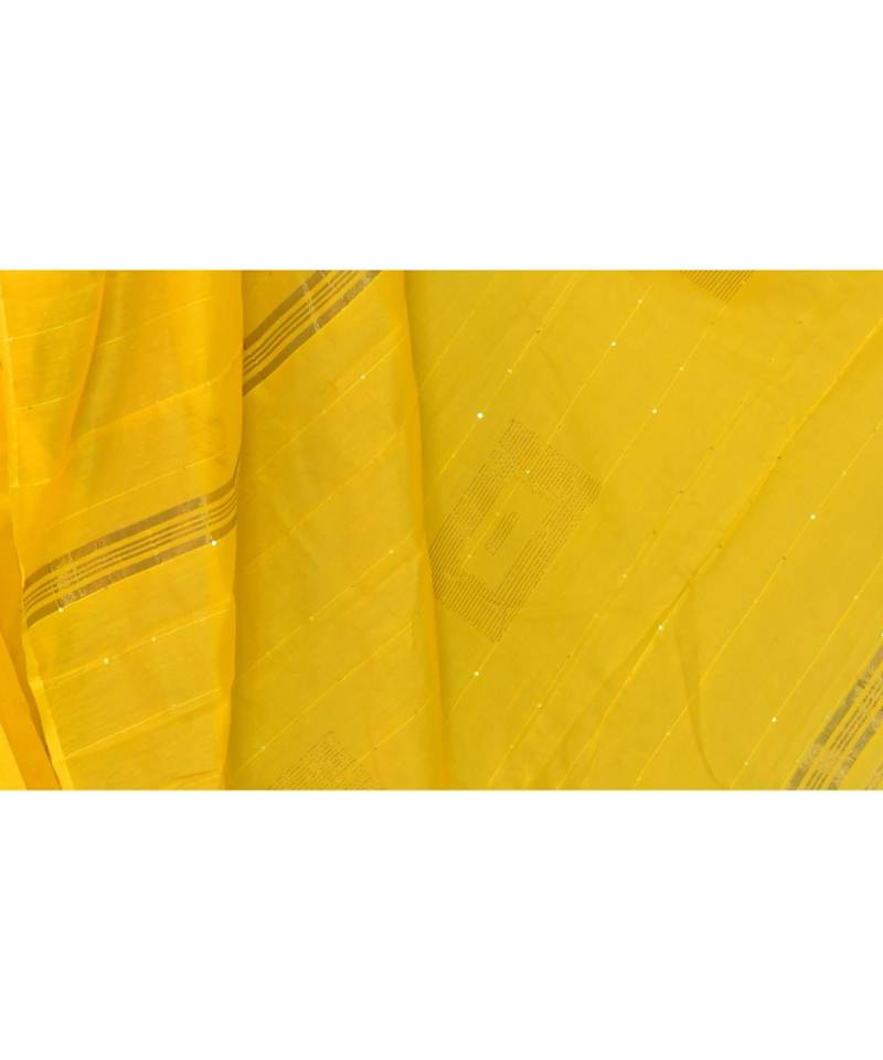 Cotton silk Handloom saree with blouse piece