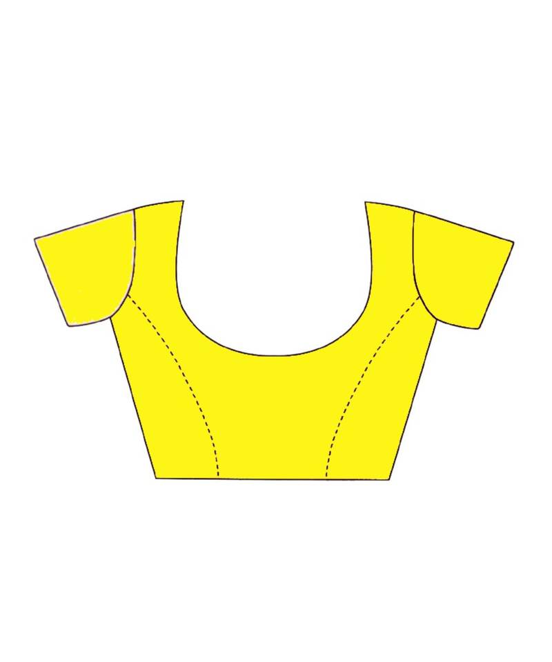 Cotton silk Handloom saree with blouse piece