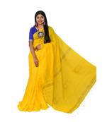 Cotton silk Handloom saree with blouse piece