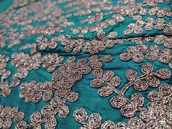 White Button new kids Rama silk coding work readymade Lehenga choli For Girls 4