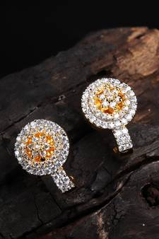 White earrings