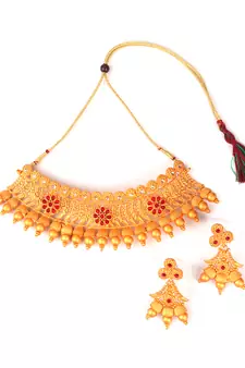 Green necklace-sets
