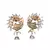 White earrings