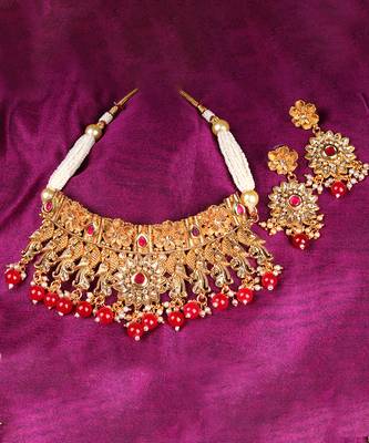 Red necklace-sets 2