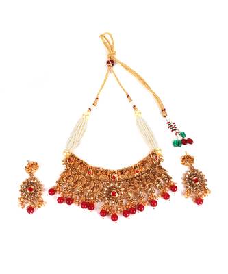 Red necklace-sets 4
