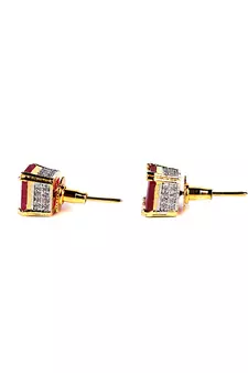 Pink earrings