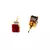 Red earrings