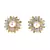 White earrings