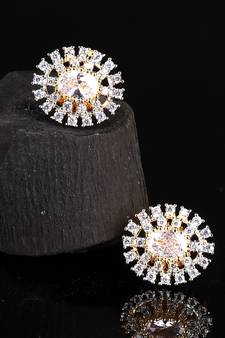 White earrings