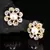 White earrings