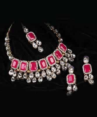Pink necklace-sets 2