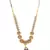 Silver Gold plated Polki Choker Necklace Set With Earrings