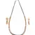 Silver Gold plated American Diamonds Choker Necklace Set With Earrings