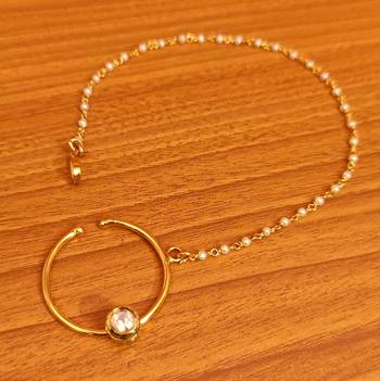White nose-ring 1