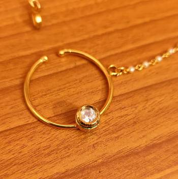 White nose-ring 2