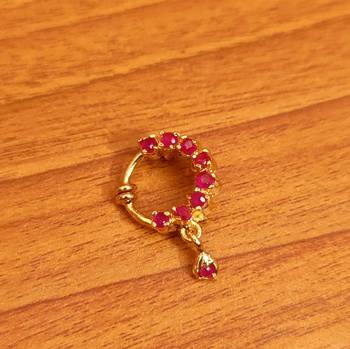 Red nose-ring 1
