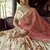 Off-white resham and sequins embroidered georgette semi stitched bridal lehenga