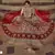 Off-white resham and sequins embroidered art silk semi stitched wedding lehenga