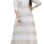 white  Women's offwhite gold printed kurta and palazzo  set