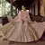 Peach Sequins zari and resham embroidered georgette semi stitched wedding lehenga
