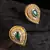 Green earrings