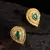 Green earrings