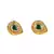 Green earrings