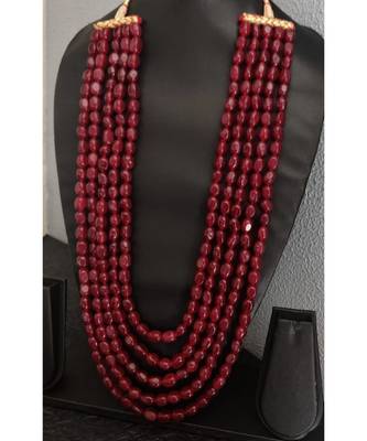 Red Beaded Necklace 1