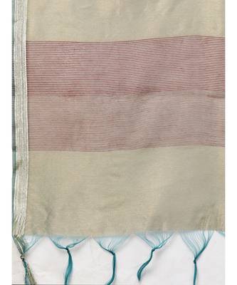 Indo Era Mlulticolor Art Silk Woven Dupatta 3