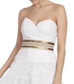 Anekaant Natural & Antique Embellished Canvas Belt