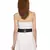 Anekaant Black & Gold Embellished Canvas Belt