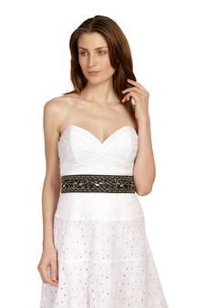 Black & Gold Embellished Belt