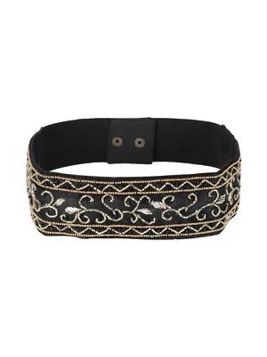 Black & Gold Embellished Belt 3
