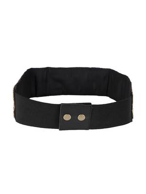 Black & Gold Embellished Belt 4