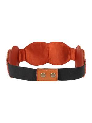 Anekaant Rust Embellished Belt 4