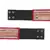 Anekaant Pink & Multi Striped Embellished Canvas Belt