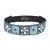 Anekaant Black & Blue Embellished Canvas Belt