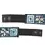 Anekaant Black & Blue Embellished Canvas Belt