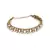 Gold Plated Designer Kundan Anklet for Bridals Women And Girls Onesize White