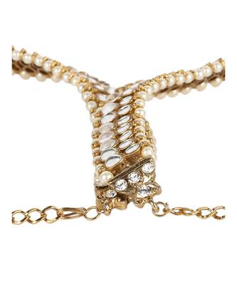 Traditional Gold Plated Kundan Pearl Bridal Wear Anklet 5